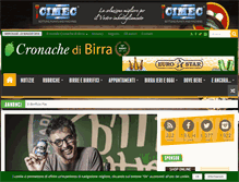 Tablet Screenshot of cronachedibirra.it